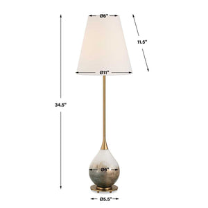 Cardoni Buffet Lamp, Smoke - contemporary buffets to enhance your home décor | Image 7 | InSTYLE Home & Rugs