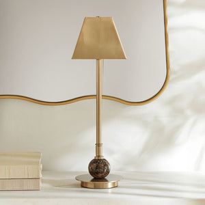 Nichols Rechargeable Accent Lamp, Brown Marble - contemporary lamps for stylish lighting solutions | Image 5 | InSTYLE Home & Rugs