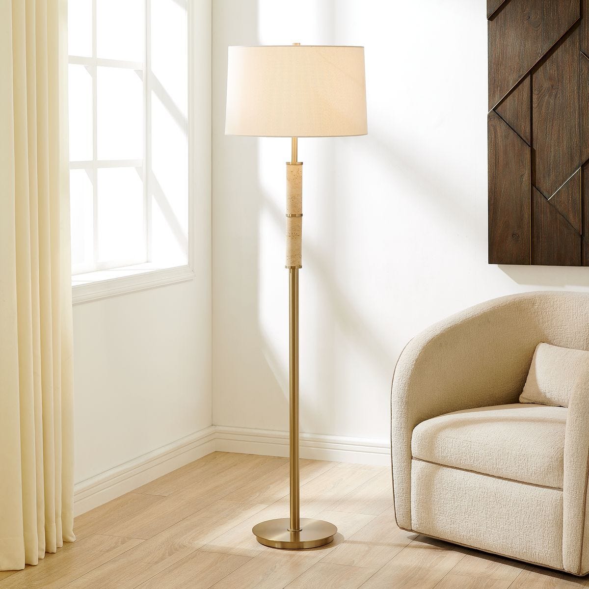 Verlaine Floor Lamp - elegant floor lamp for interiors | Image 1 | InSTYLE Home & Rugs