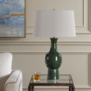 Tennille Table Lamp, Green - stylish lamp for bedside tables | Image 3 | InSTYLE Home & Rugs