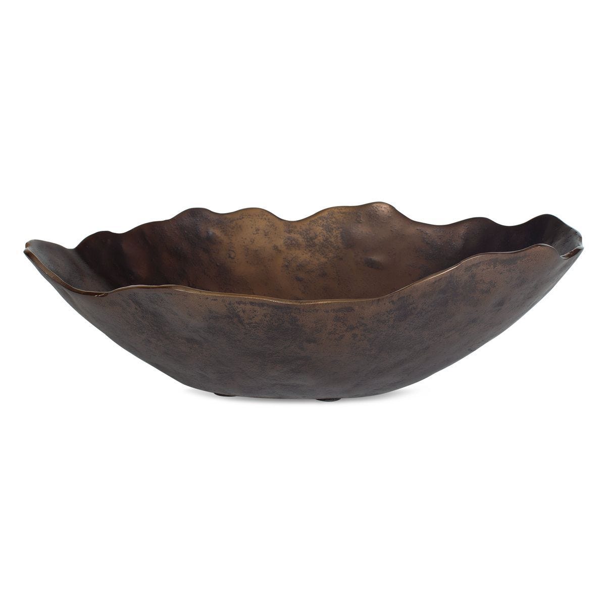 Obscura Indoor-Outdoor Bowl, Bronze - stylish decorative bowl to enhance your home decor | Image 1 | InSTYLE Home & Rugs
