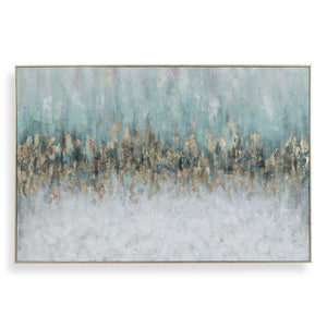 Divide Hand Painted Canvas - bold and creative art for unique interior décor | Image 2 | InSTYLE Home & Rugs