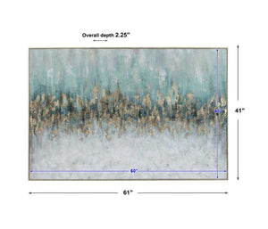 Divide Hand Painted Canvas - bold and creative art for unique interior décor | Image 8 | InSTYLE Home & Rugs