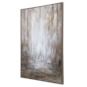 Desert Rain Hand Painted Canvas - timeless artwork that brings character to any space | Image 3 | InSTYLE Home & Rugs