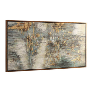 Behind The Falls Hand Painted Canvas - eye-catching art pieces to enhance your home design | Image 5 | InSTYLE Home & Rugs