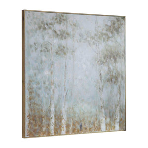 Cotton Woods Hand Painted Canvas - timeless artwork that brings character to any space | Image 4 | InSTYLE Home & Rugs