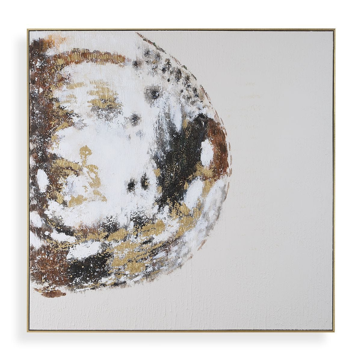Moon Landing Hand Painted Canvas - eye-catching art pieces to enhance your home design | Image 1 | InSTYLE Home & Rugs