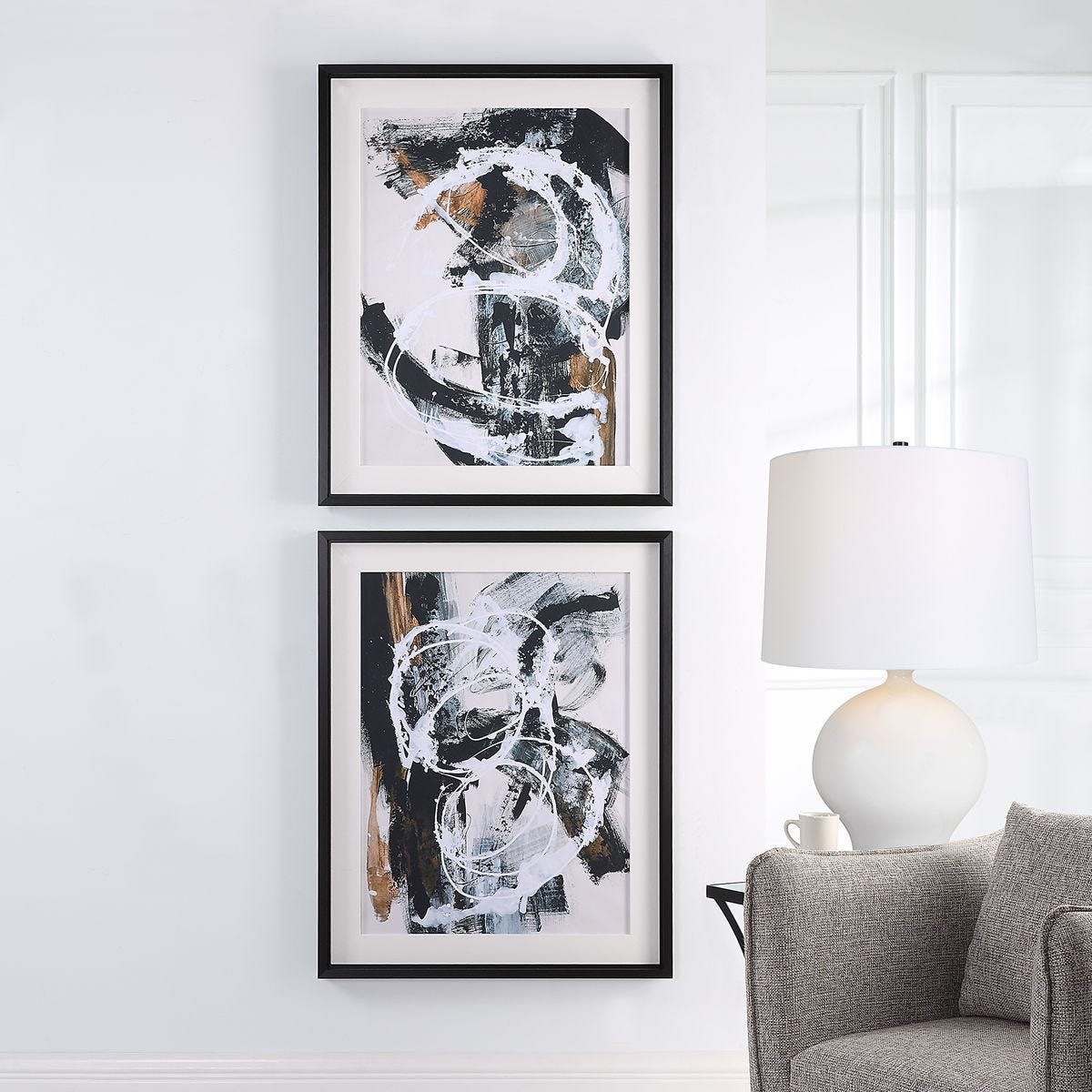 Winterland Framed Prints, S/2 - eye-catching art pieces to enhance your home design | Image 1 | InSTYLE Home & Rugs