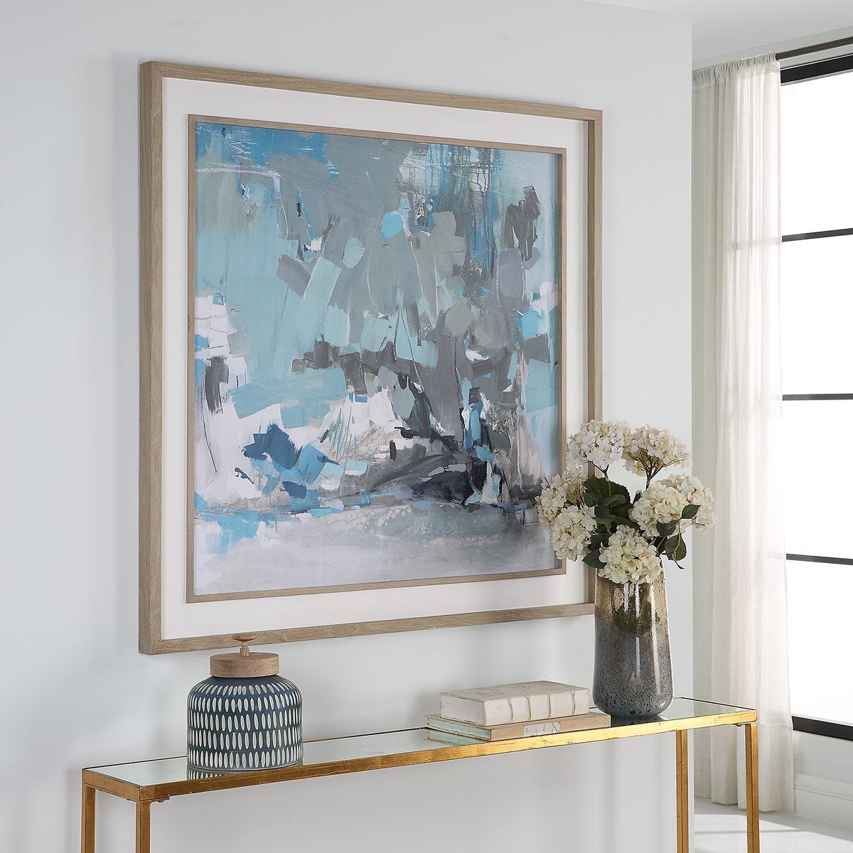 Misty Moonlight Framed Print - timeless artwork that brings character to any space | Image 1 | InSTYLE Home & Rugs