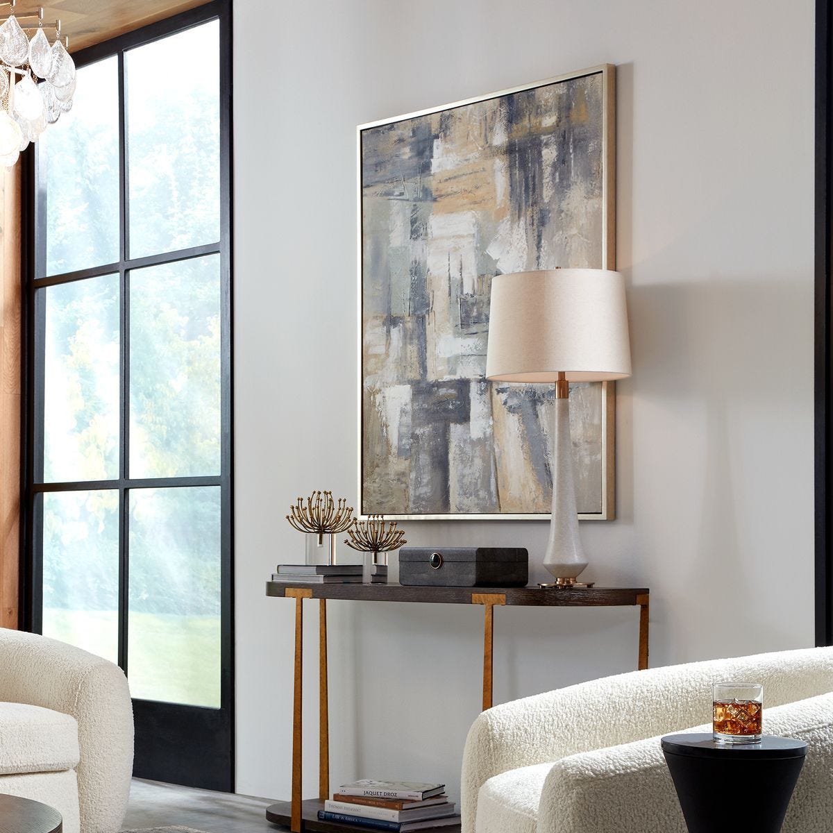 Intuition Hand Painted Canvas - timeless artwork that brings character to any space | Image 1 | InSTYLE Home & Rugs