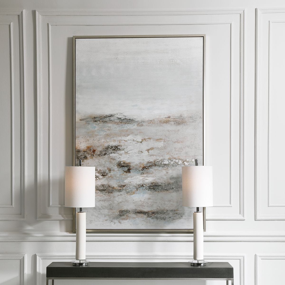 Open Plain Hand Painted Canvas - timeless artwork that brings character to any space | Image 1 | InSTYLE Home & Rugs