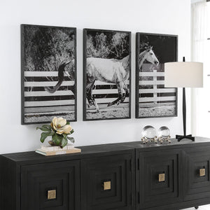 Galloping Forward Framed Prints, S/3 - timeless artwork that brings character to any space | Image 6 | InSTYLE Home & Rugs