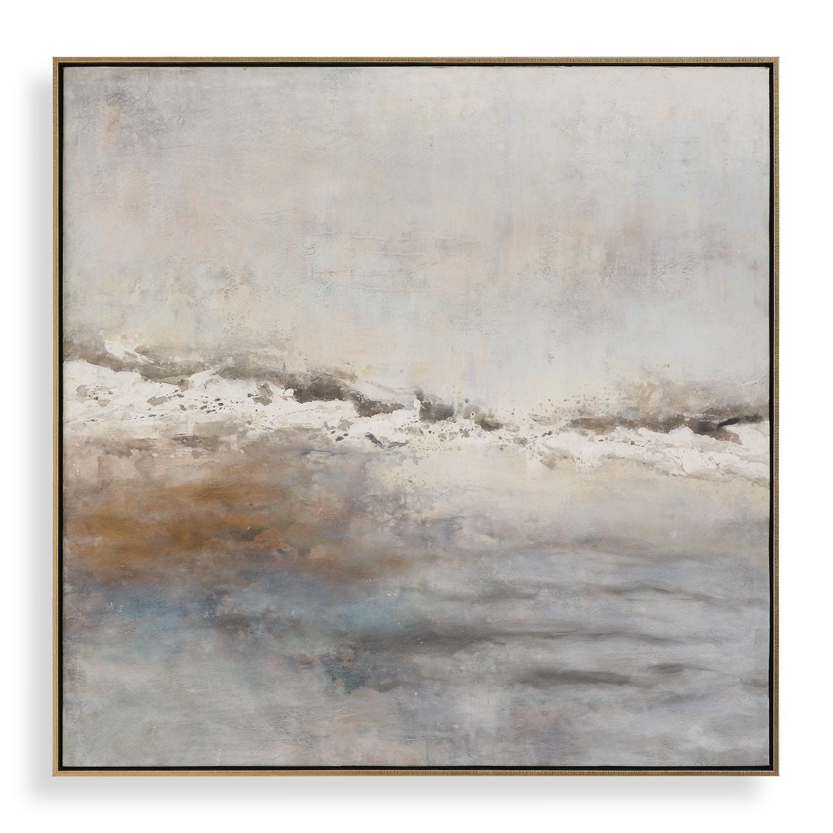 Storm Clouds Hand Painted Canvas - eye-catching art pieces to enhance your home design | Image 2 | InSTYLE Home & Rugs