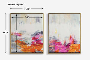Color Theory Framed Canvases, S/2 - eye-catching art pieces to enhance your home design | Image 6 | InSTYLE Home & Rugs