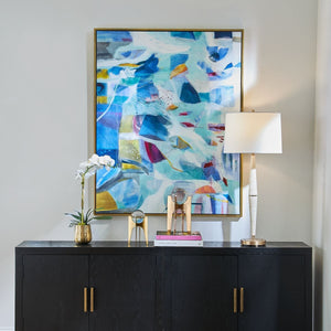 The Story of Water Framed Canvas - timeless artwork that brings character to any space | Image 1 | InSTYLE Home & Rugs