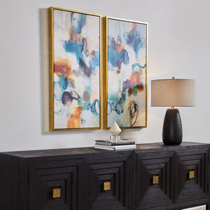 Casual Moments Framed Canvases, S/2 - bold and creative art for unique interior décor | Image 3 | InSTYLE Home & Rugs