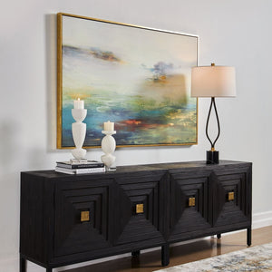 Textured Land Framed Canvas - timeless artwork that brings character to any space | Image 3 | InSTYLE Home & Rugs