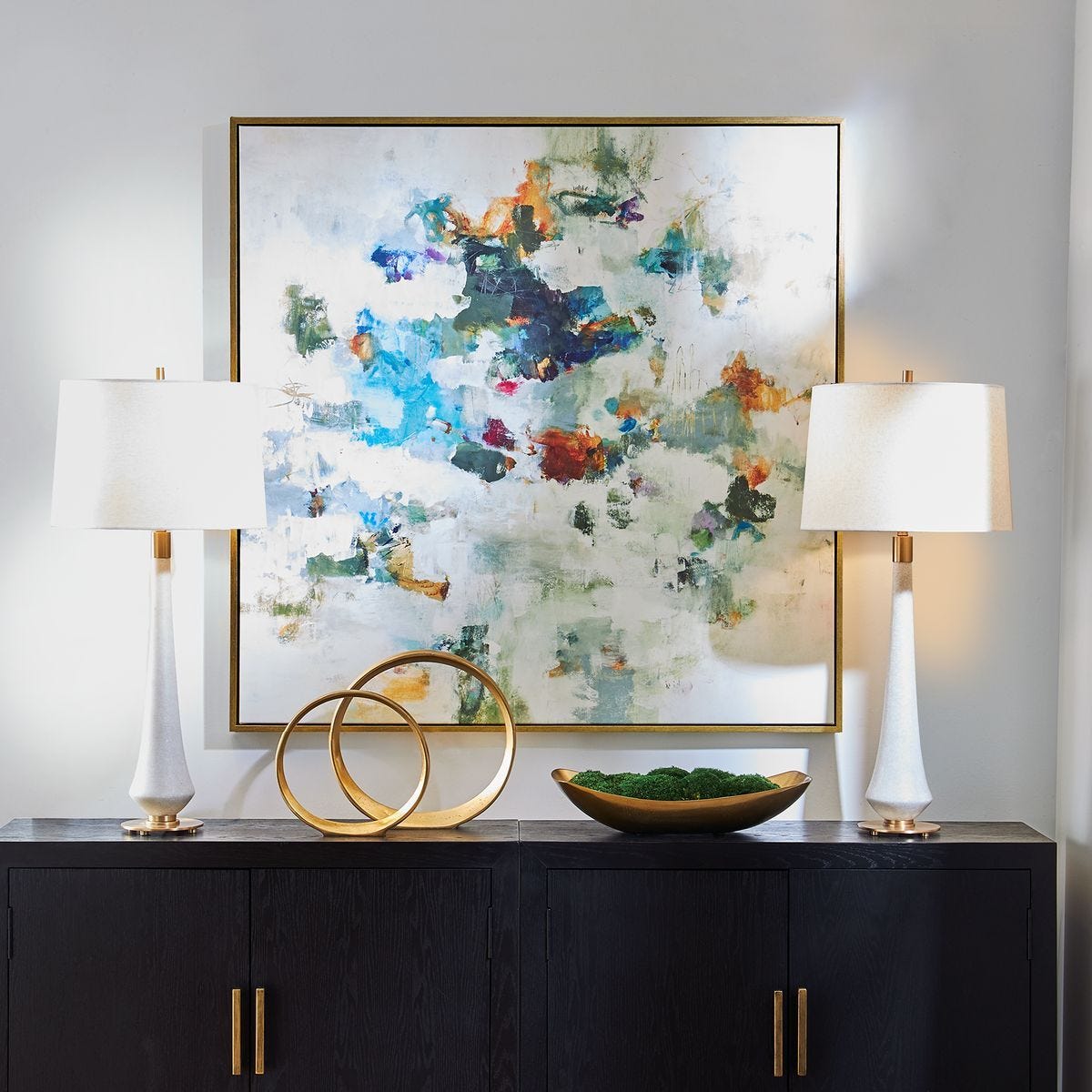 Rock & Roll Framed Canvas - eye-catching art pieces to enhance your home design | Image 1 | InSTYLE Home & Rugs