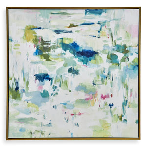 Abstract Reflections Framed Canvas - bold and creative art for unique interior décor | Image 2 | InSTYLE Home & Rugs