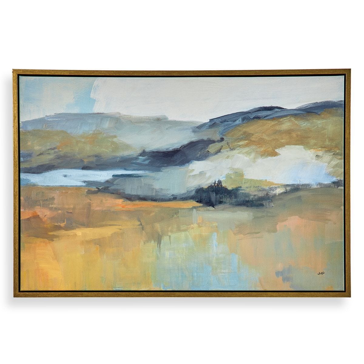 Folded Hills Framed Canvas - eye-catching art pieces to enhance your home design | Image 2 | InSTYLE Home & Rugs