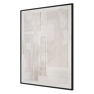 Clean Slate Hand Painted Canvas - timeless artwork that brings character to any space | Image 5 | InSTYLE Home & Rugs