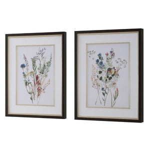 Delicate Flowers Framed Prints, S/2 - timeless artwork that brings character to any space | Image 4 | InSTYLE Home & Rugs