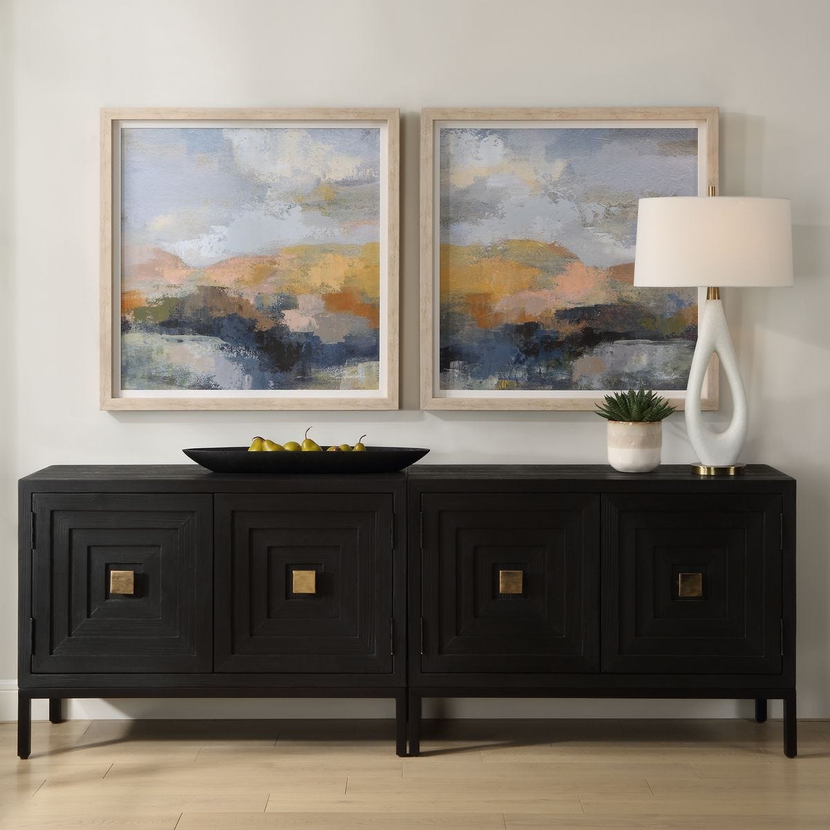 Dusk Framed Prints, S/2 - bold and creative art for unique interior décor | Image 1 | InSTYLE Home & Rugs