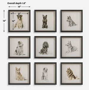 Loyal Companion Framed Prints, S/9 - timeless artwork that brings character to any space | Image 7 | InSTYLE Home & Rugs