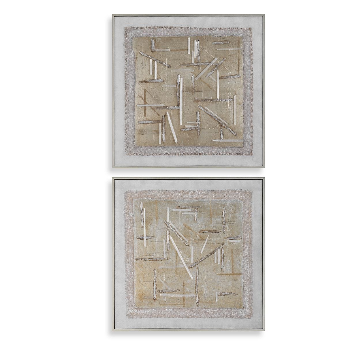 Unpredictable Hand Painted Canvases, S/2 - timeless artwork that brings character to any space | Image 2 | InSTYLE Home & Rugs