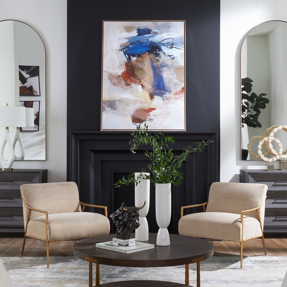 Subtle Nuances Framed Canvas - timeless artwork that brings character to any space | Image 1 | InSTYLE Home & Rugs