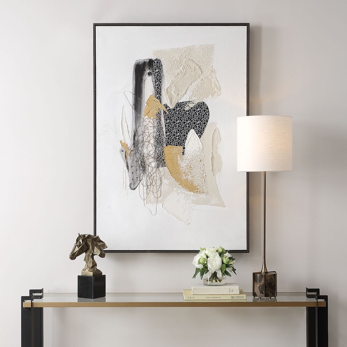 Scatter Hand Painted Canvas - timeless artwork that brings character to any space | Image 1 | InSTYLE Home & Rugs