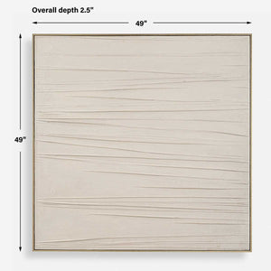Walking The Line Hand Painted Canvas - timeless artwork that brings character to any space | Image 7 | InSTYLE Home & Rugs