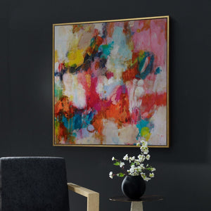 A Colorful Mindset Framed Canvas - bold and creative art for unique interior décor | Image 3 | InSTYLE Home & Rugs