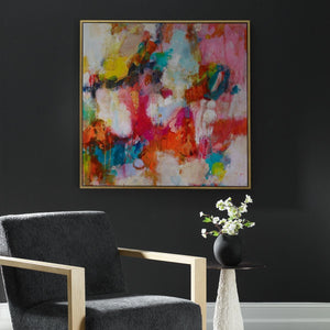 A Colorful Mindset Framed Canvas - bold and creative art for unique interior décor | Image 1 | InSTYLE Home & Rugs
