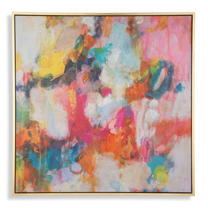 A Colorful Mindset Framed Canvas - bold and creative art for unique interior décor | Image 2 | InSTYLE Home & Rugs