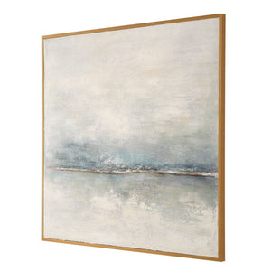Foggy Morning Hand Painted Canvas - bold and creative art for unique interior décor | Image 4 | InSTYLE Home & Rugs