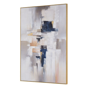 Waterfront Hand Painted Canvas - bold and creative art for unique interior décor | Image 4 | InSTYLE Home & Rugs