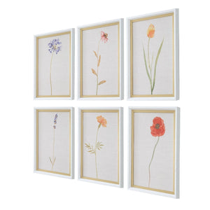 Wild Flourish Framed Prints, S/6 - bold and creative art for unique interior décor | Image 3 | InSTYLE Home & Rugs