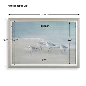 Tranquil Shorebirds on the Sand Framed Print - bold and creative art for unique interior décor | Image 6 | InSTYLE Home & Rugs
