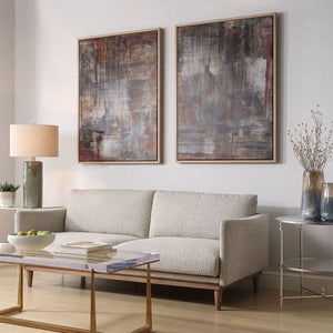 Molten Patina Framed Canvases, S/2 - eye-catching art pieces to enhance your home design | Image 3 | InSTYLE Home & Rugs