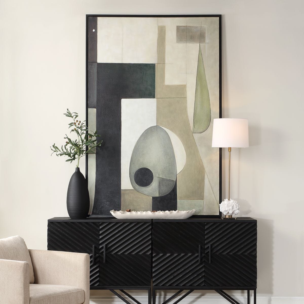 Fair Trade Hand Painted Canvas - timeless artwork that brings character to any space | Image 1 | InSTYLE Home & Rugs