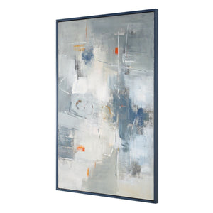 Blueprint Hand Painted Canvas - bold and creative art for unique interior décor | Image 3 | InSTYLE Home & Rugs