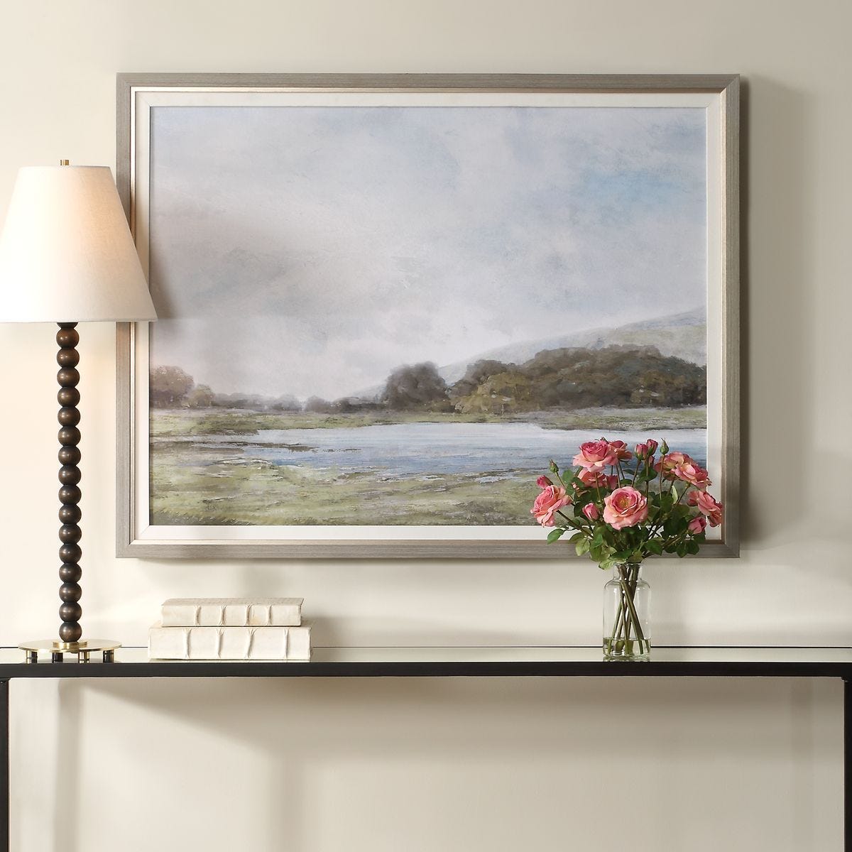 Restful Vista- Awe Framed Print - eye-catching art pieces to enhance your home design | Image 1 | InSTYLE Home & Rugs