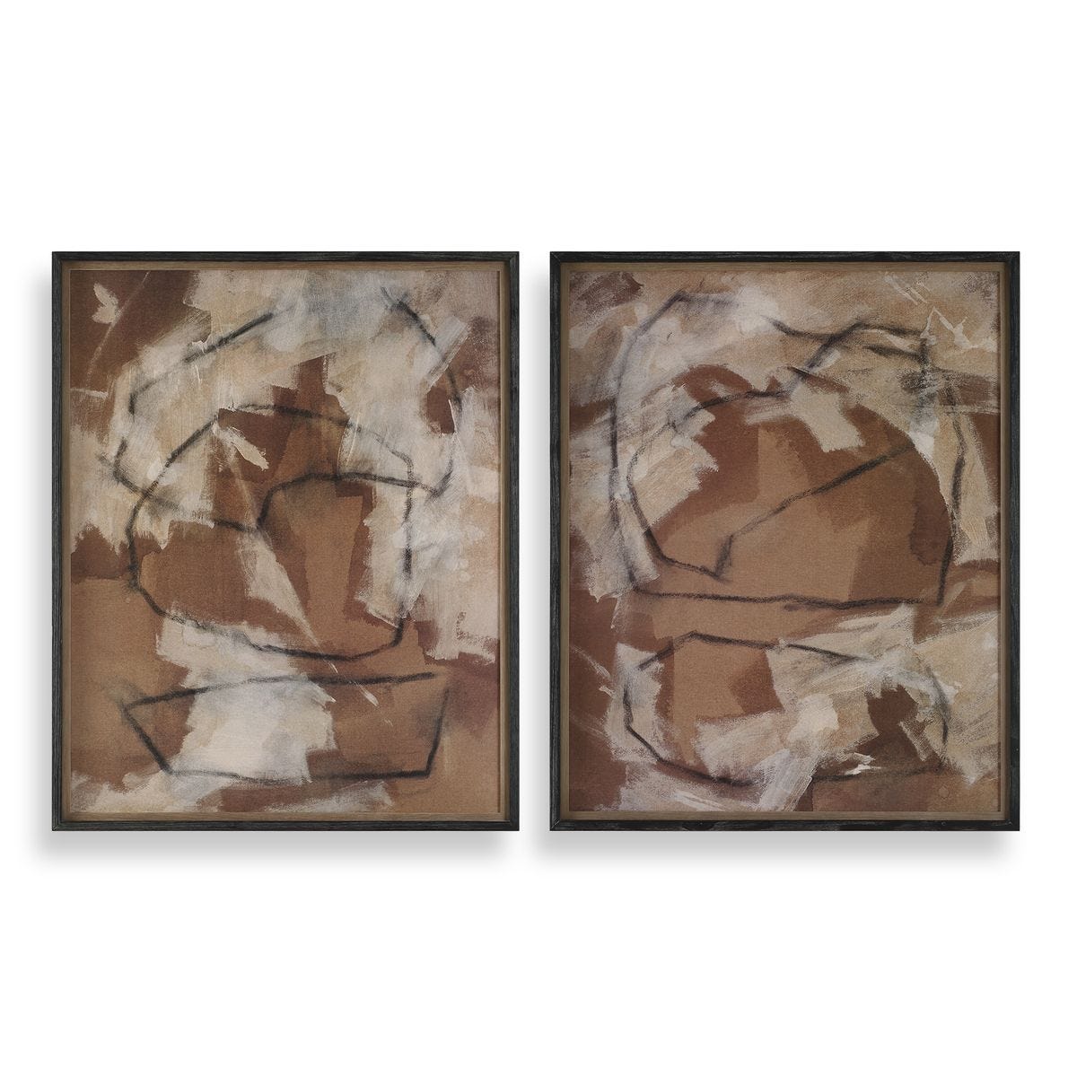 Rush & Dash Framed Prints, S/2 - timeless artwork that brings character to any space | Image 2 | InSTYLE Home & Rugs
