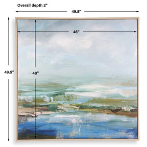 Lush Valley Framed Canvas - bold and creative art for unique interior décor | Image 7 | InSTYLE Home & Rugs
