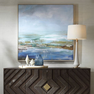Lush Valley Framed Canvas - bold and creative art for unique interior décor | Image 1 | InSTYLE Home & Rugs
