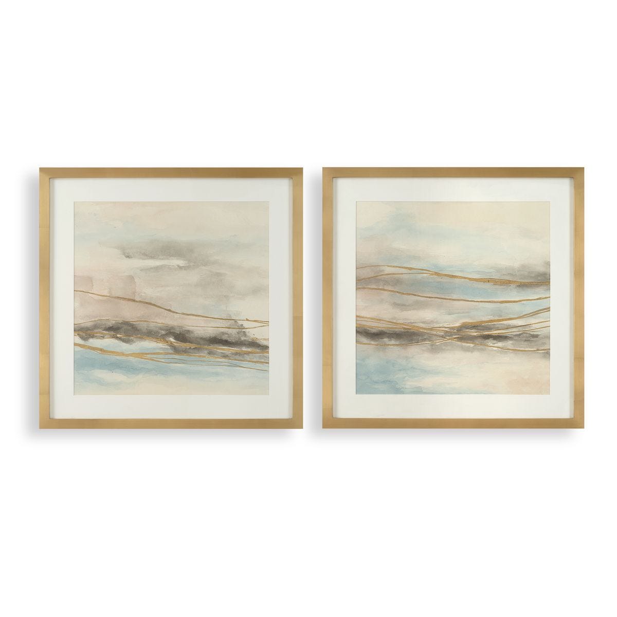 So Golden Framed Prints, S/2 - bold and creative art for unique interior décor | Image 2 | InSTYLE Home & Rugs