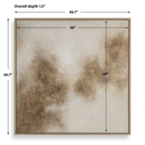 Up In Smoke Hand Painted Canvas - bold and creative art for unique interior décor | Image 7 | InSTYLE Home & Rugs