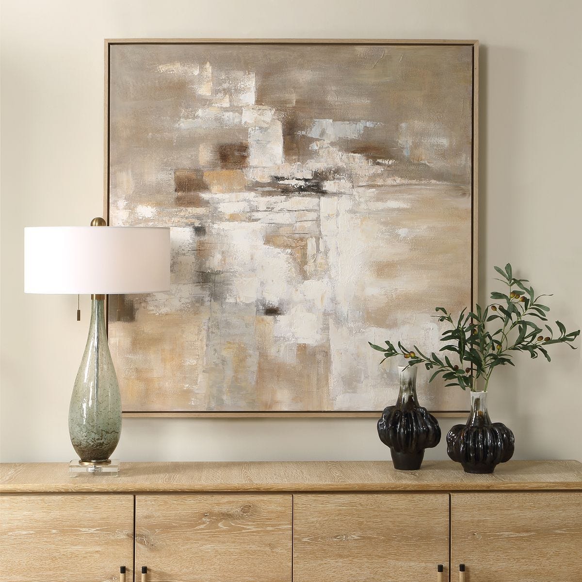 Time to Time Hand Painted Canvas - timeless artwork that brings character to any space | Image 1 | InSTYLE Home & Rugs