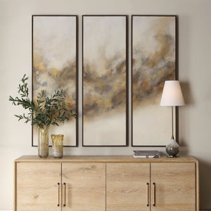 Smoke Break Hand Painted Canvases, S/3 - bold and creative art for unique interior décor | Image 1 | InSTYLE Home & Rugs